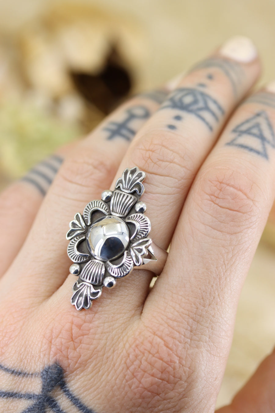 Silver Skies Ring (size 8.5)