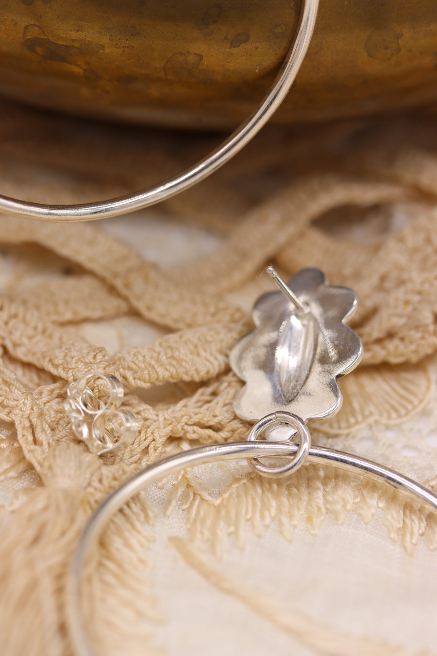The Ellipse Stud Hoops
