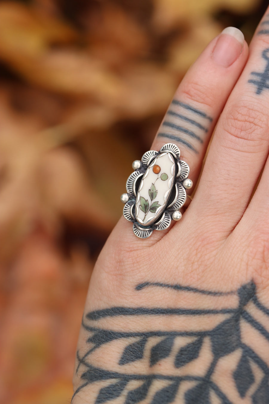 The Flora Ring (size 5 1/2)