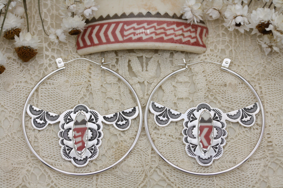 Santa Fe Hoop Earrings
