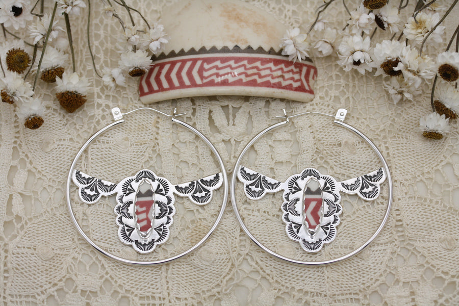 Santa Fe Hoop Earrings