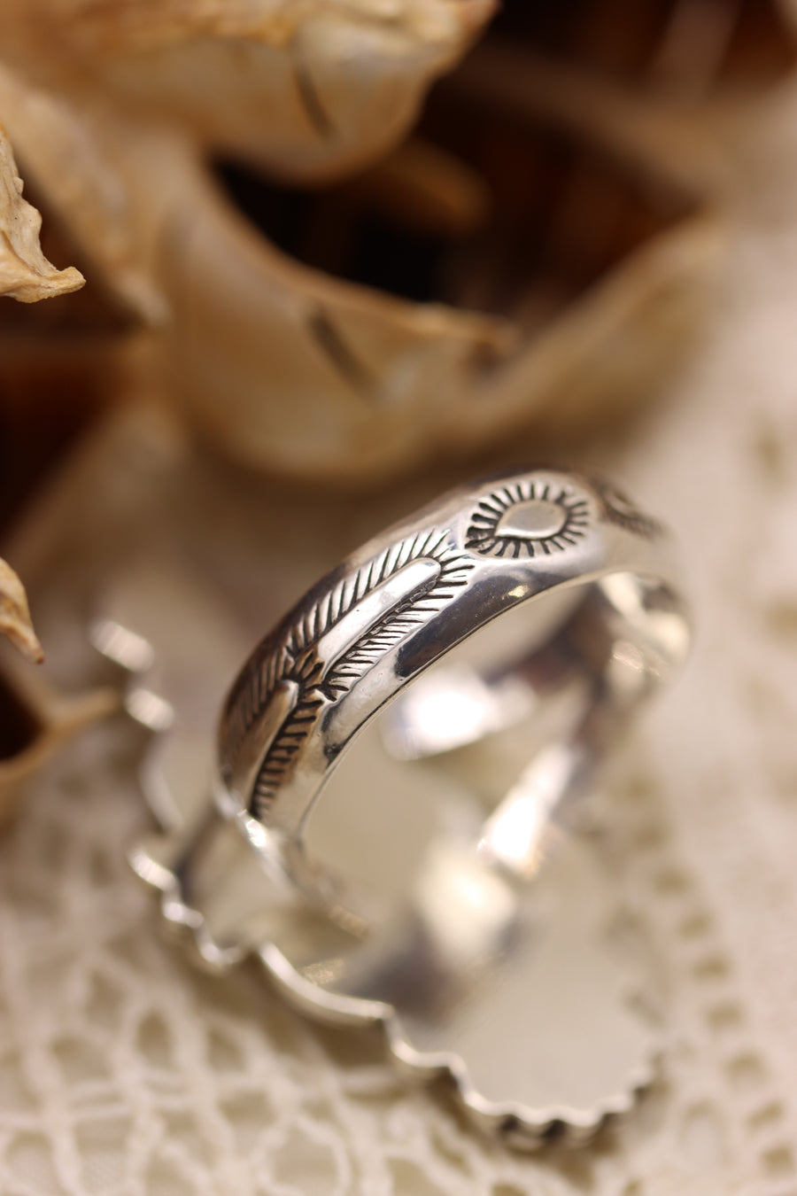 Orange Blossom Ring (size 9 1/2)