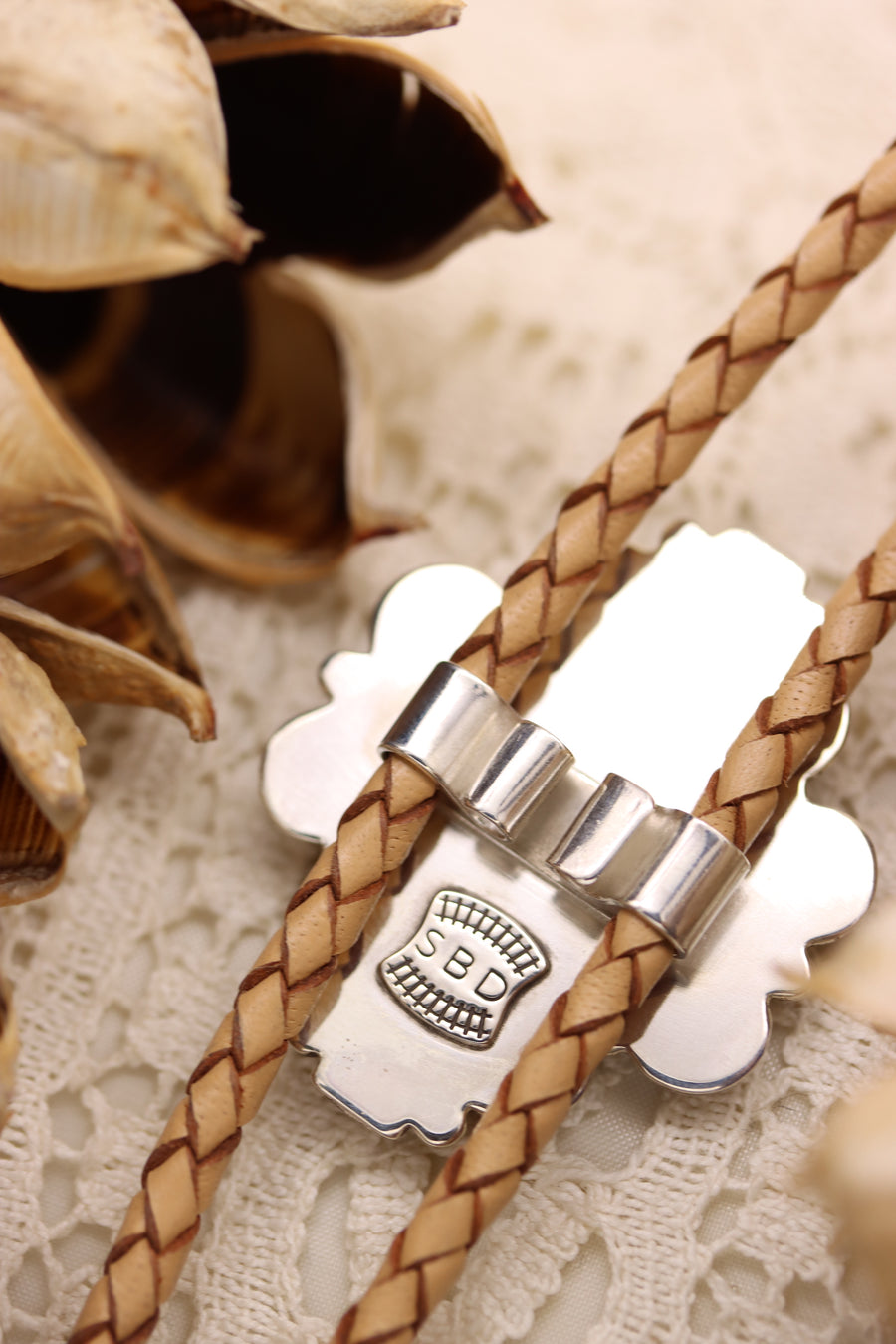 Orange Blossom Bolo Tie