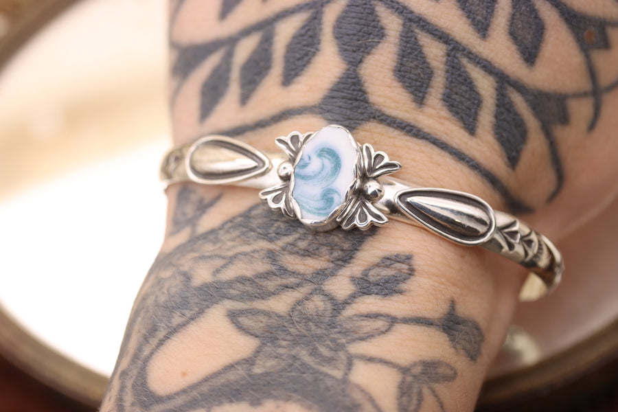 Tidal Wave Bracelet Cuff (size 5 3/4